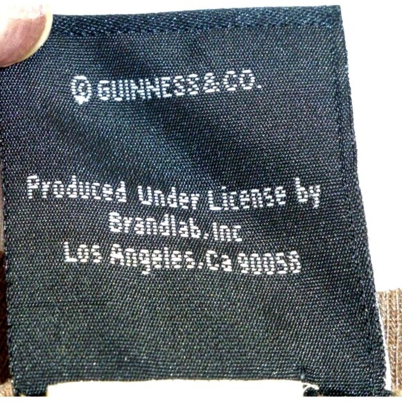 Guinness 1759 Dublin Ireland Official Merchandise XL Brown T-Shirt - Picture 7 of 8